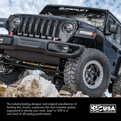 SUPERLIFT 560 RealTruck SUPERLIFT SUSPENSION Front Coil Springs for Wrangler JK | Replacement for 4" Lift | 560 | Fits 2007-2018 Jeep Wrangler JK 2 & 4 Door with 4" Lift