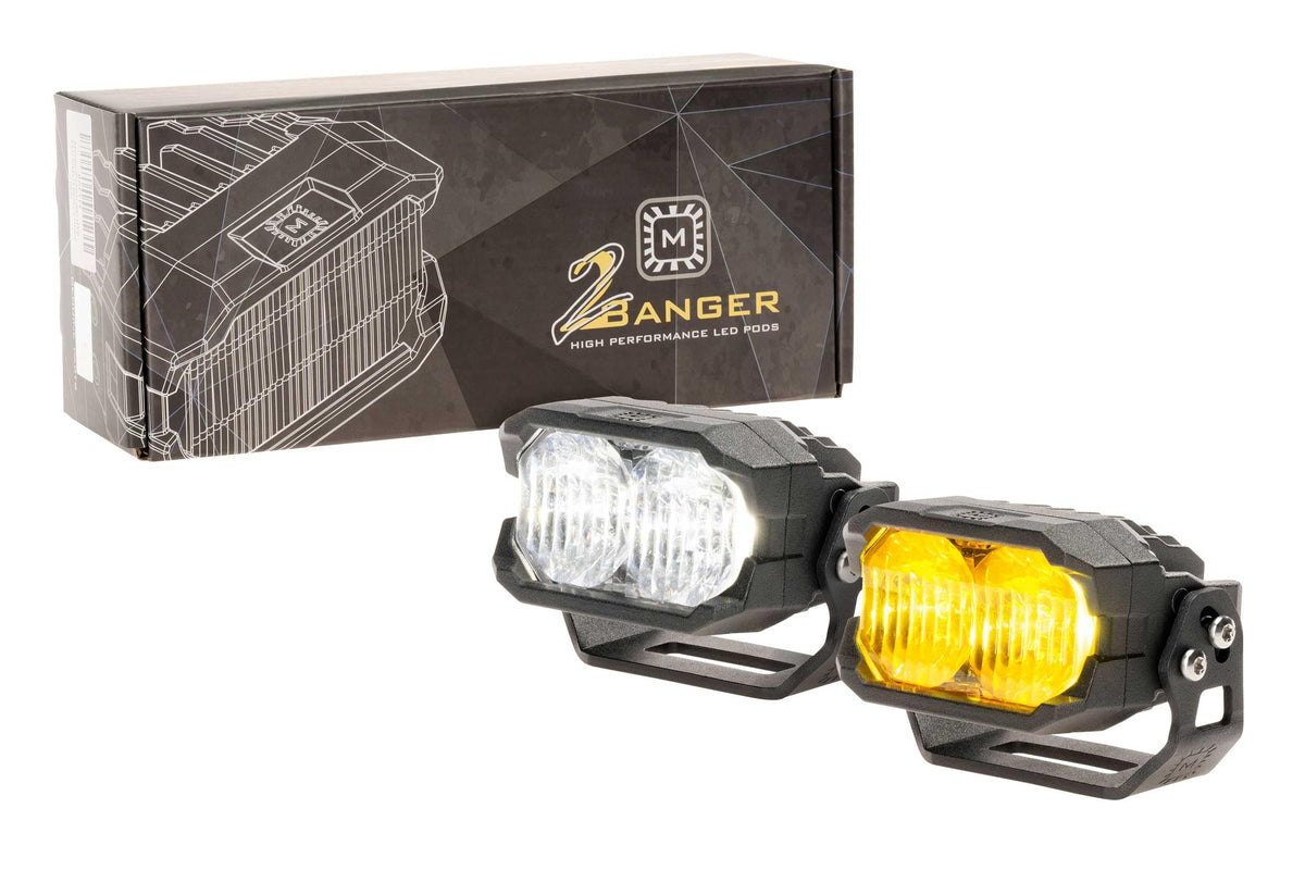 MORIMOTO BAF106 Morimoto BAF106: 2Banger Ncs Led Pod (Combo/White)(Pair)