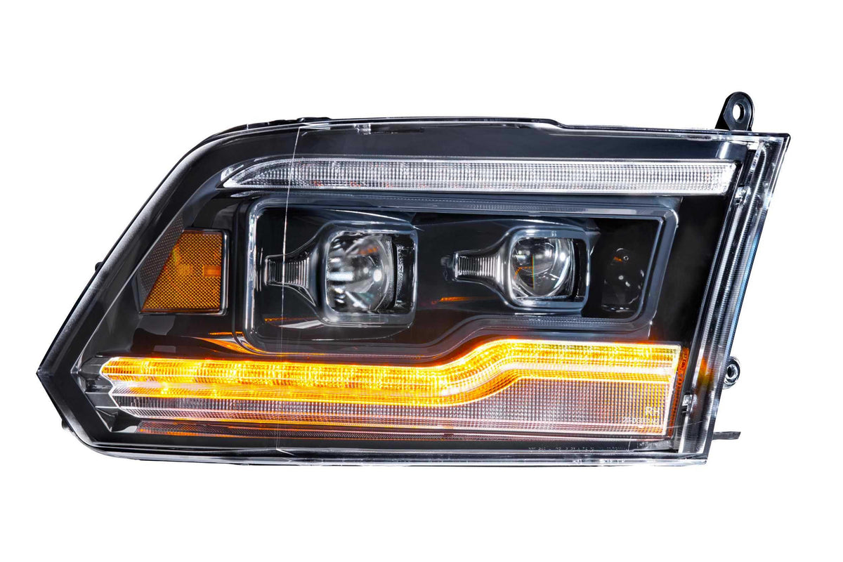 MORIMOTO LF520-A-ASM Morimoto Lighting LF520-A-ASM 2x (One Pair) Amber XB LED Headlights fits Dodge Ram 2500