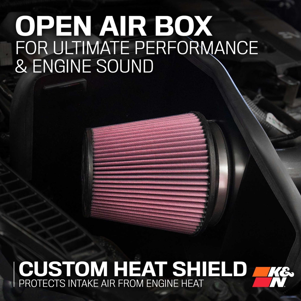 K&N FILTER 57-1525 K&N Cold Air Intake System: High-Flow Air Filter, Increase Performance & Towing: Compatible with 1994-2002 Dodge/RAM: 2500, 3500, 57-1525