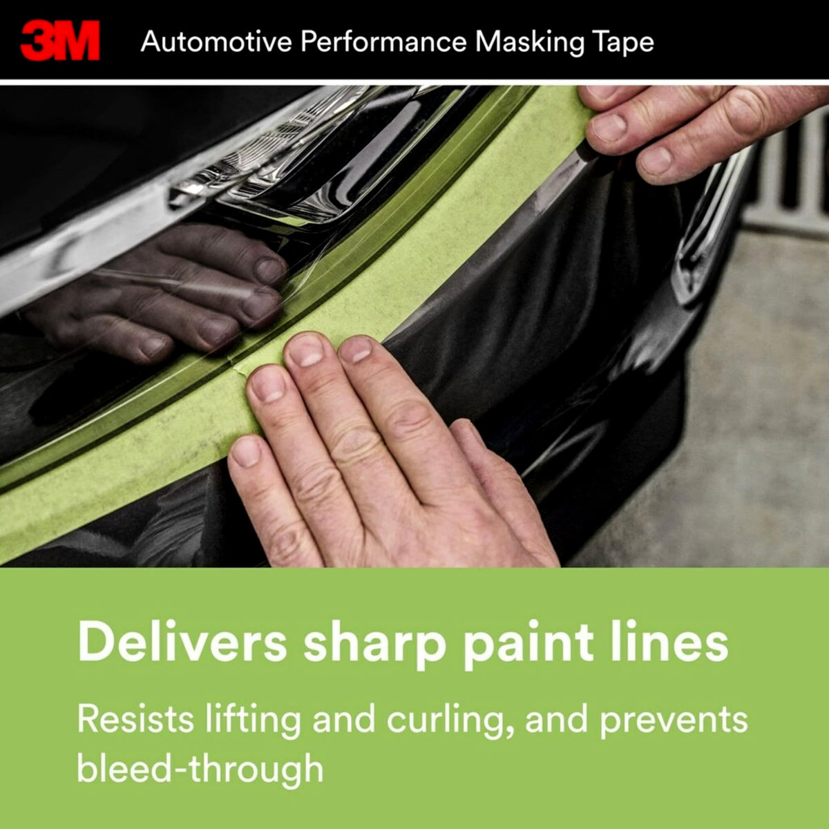 3M 03433 3M Automotive Performance Masking Tape , 36 mm x 32 m, 6/case