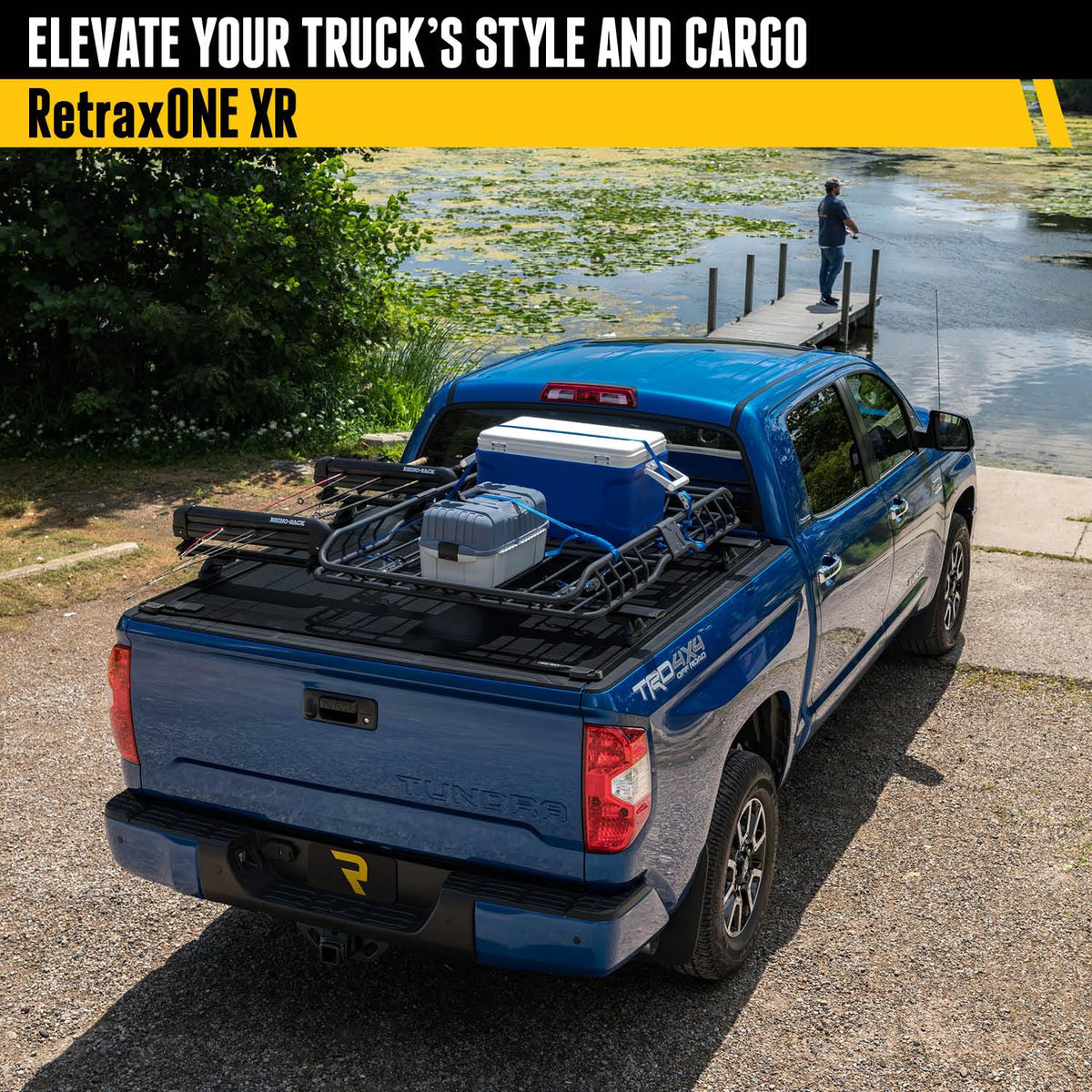 Retrax T-60232 RealTruck Retrax RetraxONE XR Retractable Truck Bed Tonneau Cover – T-60232 – Fits 2009 - 2018 Dodge Ram 1500, 2010-21 2500/3500 6' 4" Bed (76.3")