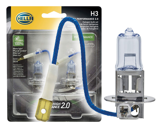 HELLA H3 100W Hella H3 100W BULB 12V 100W PK22S T3.25