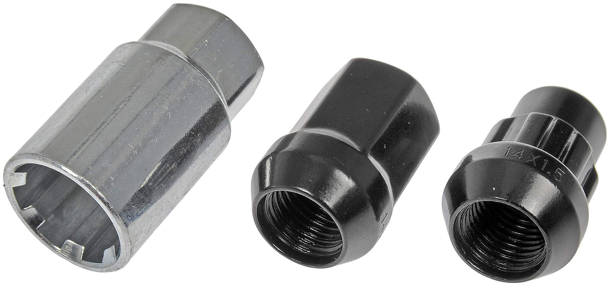 Dorman 713-675A Black Acorn Wheel Nut Lock Set