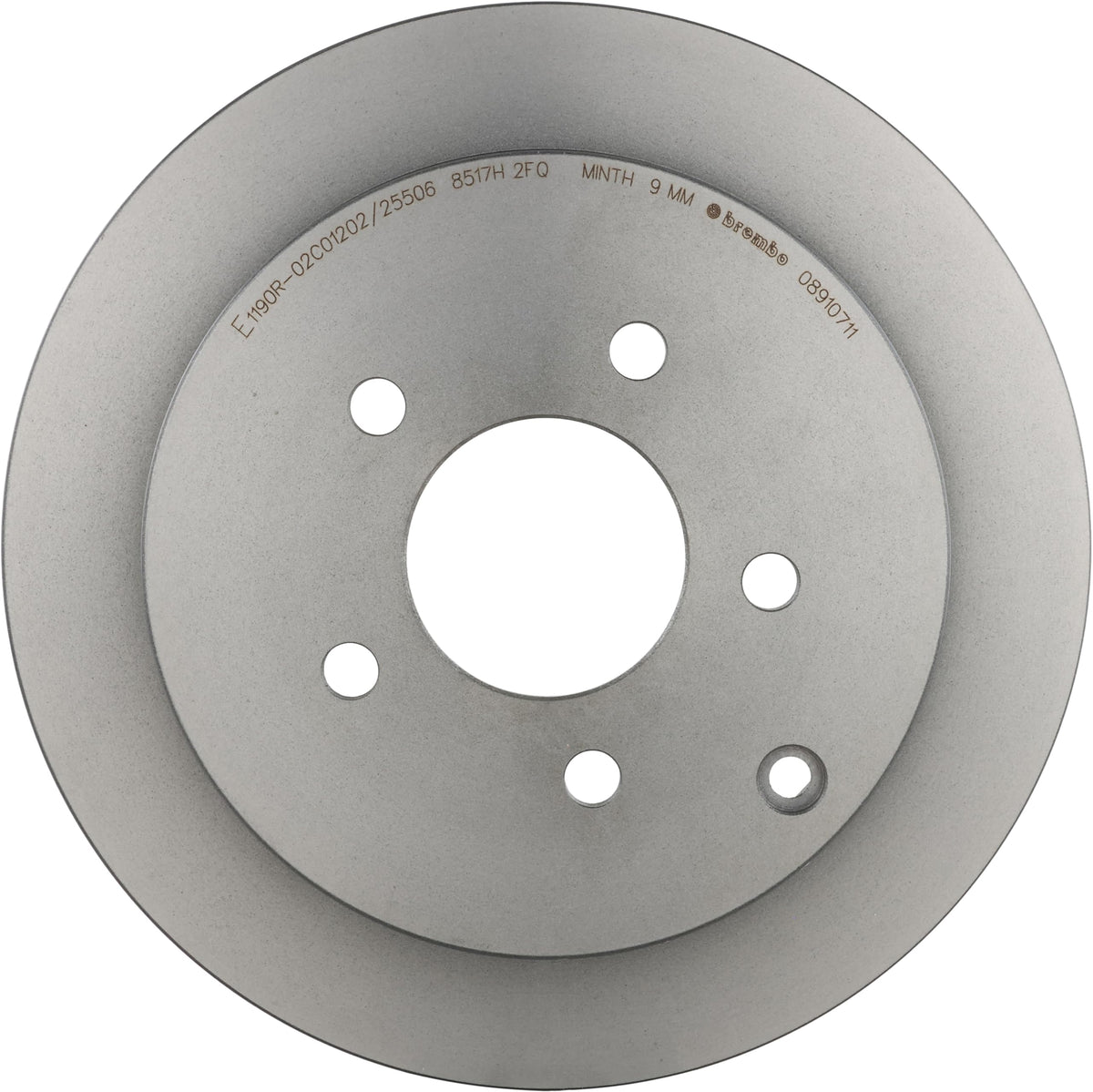 BREMBO 08.9107.11 Brembo 08.9107.11 UV Coated solid Rear Brake Rotor CHEVROLET OE# 18060646
