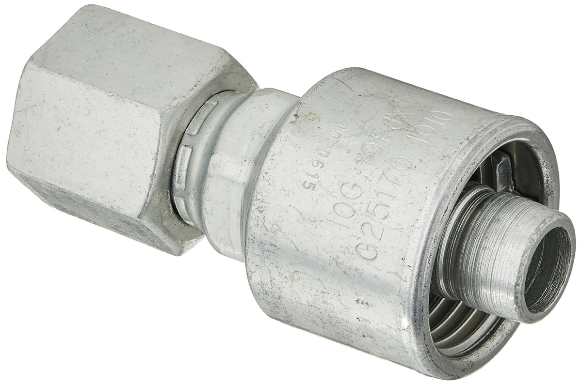 Gates G25170-1010 Female JIC 37 Flare Swivel (MegaCrimp