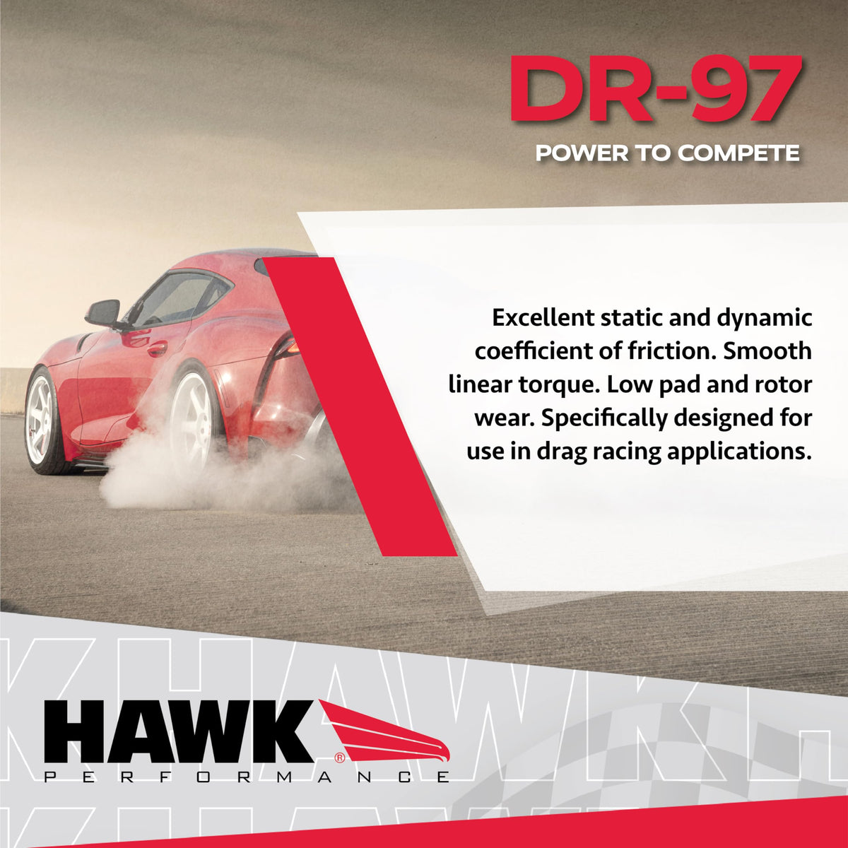 Hawk HB583J.480 Performance DR-97 Motorsport Brake Pads