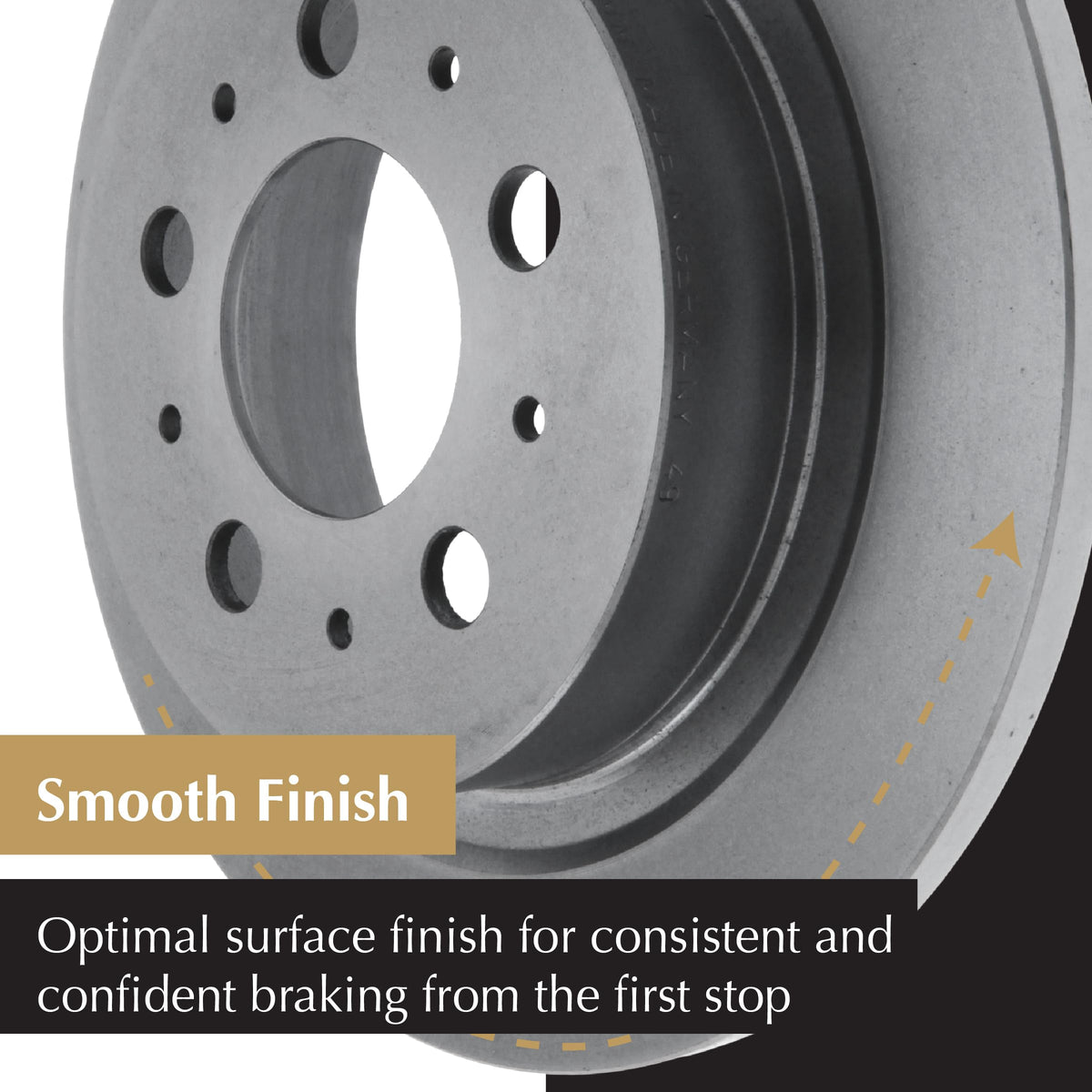 Centric Parts 320.67042F GCX ( ) Front Disc Brake Rotor with Full Coating