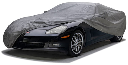 COVERCRAFT C18466IC Covercraft Custom 5-Layer Indoor Car Cover | C18466IC | Compatible with: 2020-2022 Chevrolet Corvette Stingray with Low Spoiler | Gray