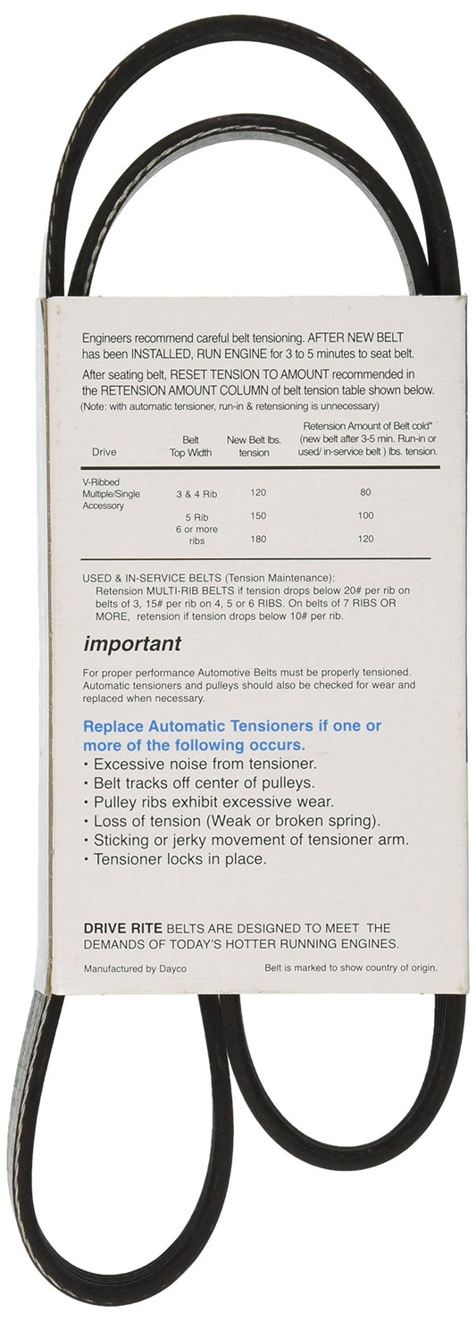 Dayco 5050420DR Serpentine Belt