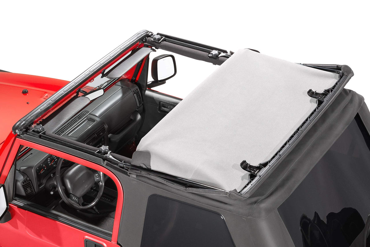 MASTERTOP 15501235 MasterTop SkyMaster Complete Fastback Soft Top in Black Diamond Vinyl|Works or is compatible with 1997-2006 Jeep TJ Wrangler|Includes all hardware and Fabric for a complete install|15501235