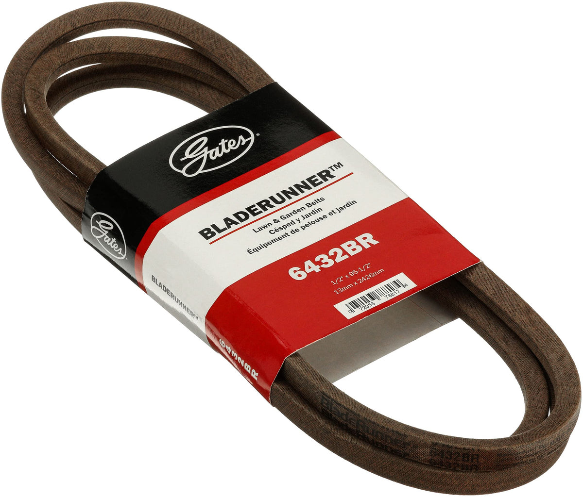 Gates 6432BR BladeRunner Lawn and Garden Belt, Black