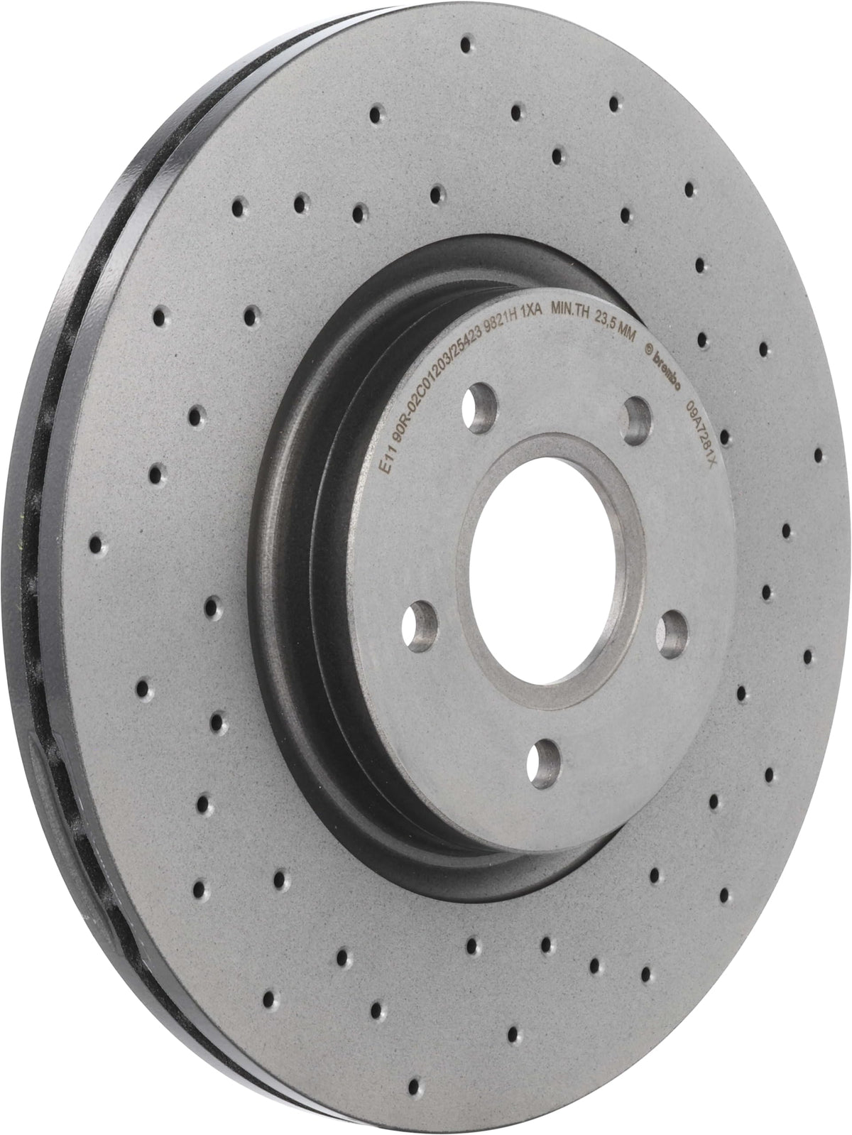BREMBO 09.A728.1X Brembo 09.A728.1X Xtra UV Coated vented drilled Front Brake Rotor FORD/VOLVO/VOLVO (CHANGAN) OE# 1384290