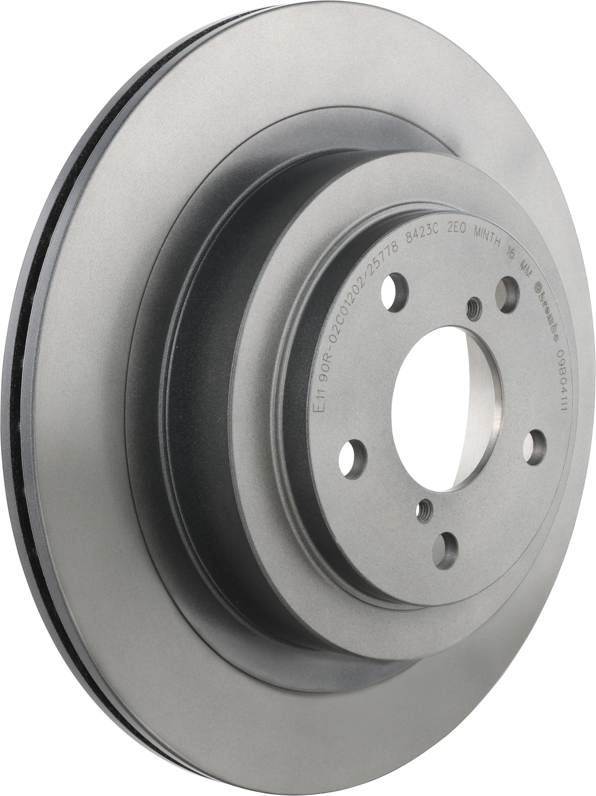 BREMBO 09B04111C02 Brembo 09.B041.11 UV Coated vented Rear Brake Rotor SUBARU OE# 26700AE080