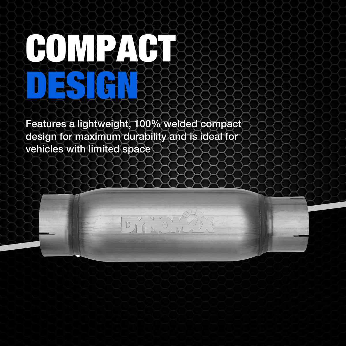 DYNOMAX 24222 Dynomax Race Bullet 24222 Exhaust Resonator