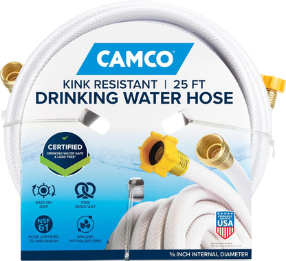 CAMCO 22783 Camco TastePURE 25-Ft RV Drinking Water Hose - Made in the USA