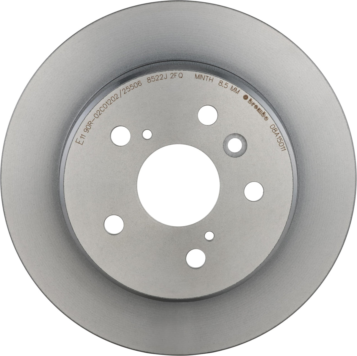 BREMBO 08A15011C02 Brembo 08.A150.11 UV Coated solid Rear Brake Rotor LEXUS/TOYOTA OE# 4243133080