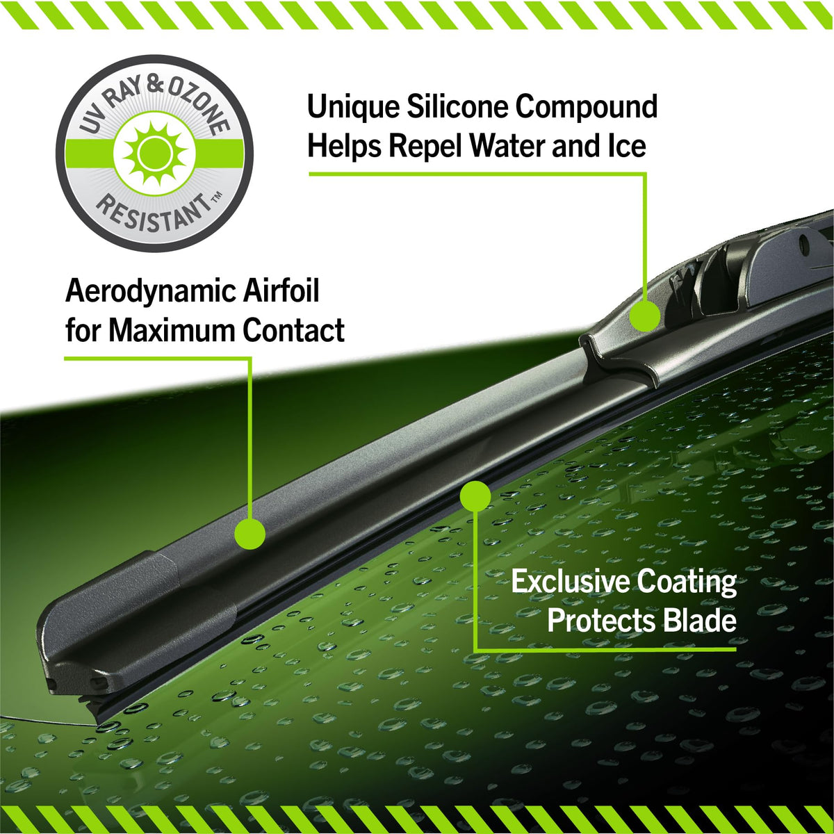 TRICO 90-251 TRICO Silicone Ceramic™ (90-251) 25 Inch Automotive Replacement Windshield Wiper Blades For my Car, Ceramic Coated Silicone Super Premium All Weather Beam Blade for Select Vehicle Models