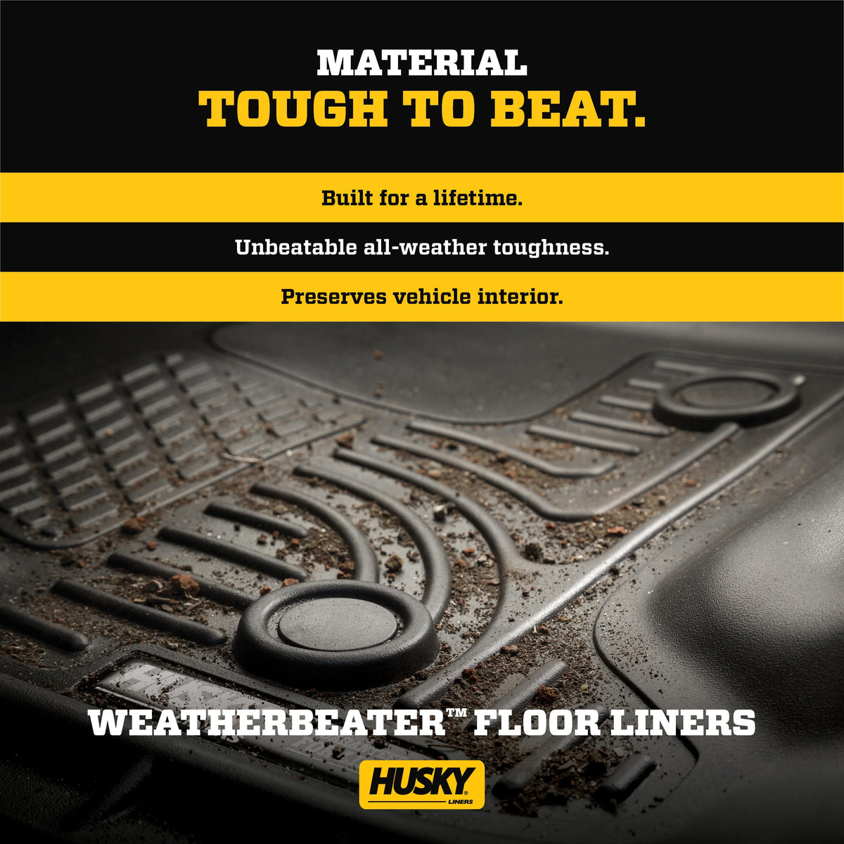 Husky Liners 13521 Weatherbeater Floor Mats