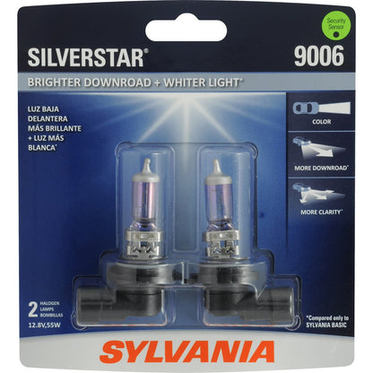 SYLVANIA 36350 SYLVANIA 9006 SilverStar Halogen Headlight Bulb, High or Low Beam, 2 Bulbs
