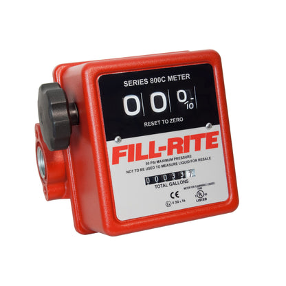FILL RITE 807C 3-Wheel Mechanical, 3/4" Meter, 5-20 GPM 807C - 1 Each
