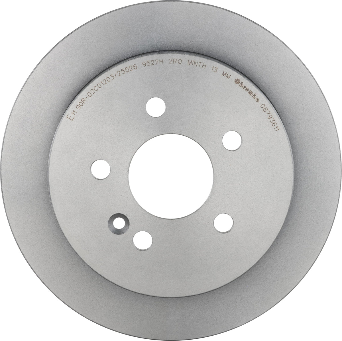 BREMBO 08793611C02 Brembo 08.7936.11 UV Coated solid Rear Brake Rotor MERCEDES-BENZ OE# A1634210112