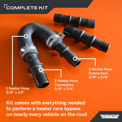 DORMAN 626-001 Dorman 626-001 Engine Heater Core Bypass Kit Universal Fit