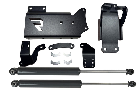 SUPERLIFT 92771-1 SUPERLIFT SUSPENSION Dual Steering Stabilizer Kit for RAM 2500/3500 | Shadow Series Cylinders | 92771-1 | Fits 2014-2025 RAM 2500/3500 4WD with No Lift to Any Lift Height