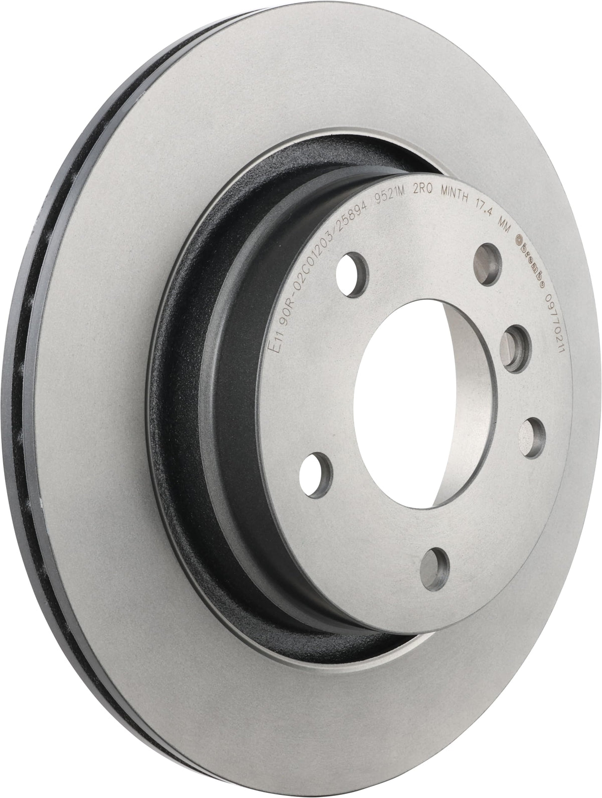 BREMBO 09770211C02 Brembo 09.7702.11 UV Coated vented Rear Brake Rotor BMW/BMW (BRILLIANCE) OE# 34216855154