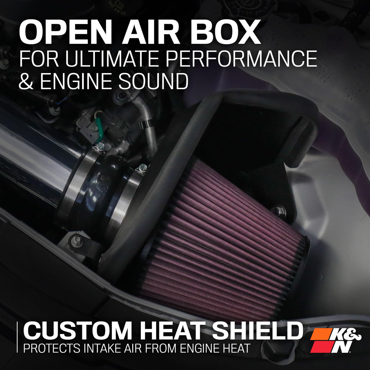 K&N FILTER 57-1532 K&N Cold Air Intake System: High-Flow Air Filter, Increase Performance & Towing: Compatible with 2003-2007 Dodge/RAM: 2500,3500, 57-1532