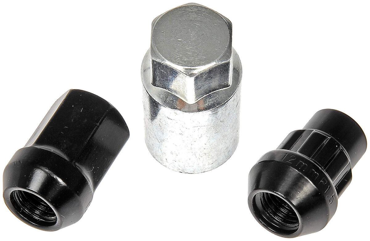 Dorman 713-375A BLACK ACORN WHEEL NUT LOCK SET