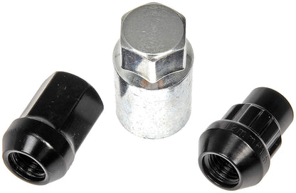 Dorman 713-375A BLACK ACORN WHEEL NUT LOCK SET