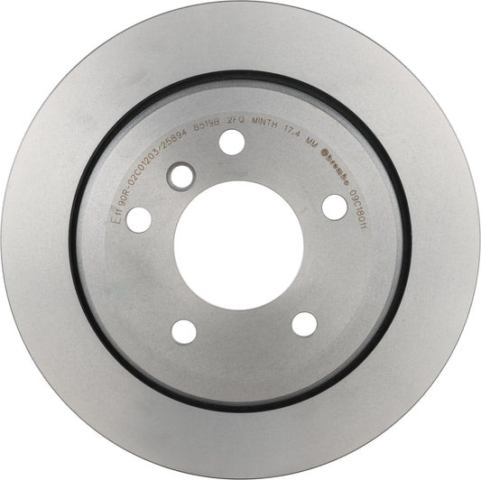 BREMBO 09C18011C02 Brembo 09.C180.11 UV Coated vented Rear Brake Rotor BMW OE# 34211166165