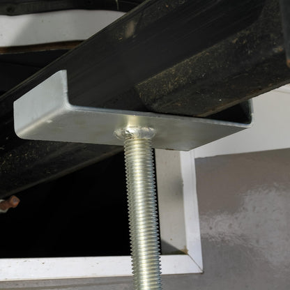 CAMCO 48866 Camco Eaz-Lift RV Slide Out Supports - Heavy-Duty Steel Support Jacks for Camper - Adjustable Height from 19" to 47" with Incremental Lock Positions - Supports Up to 5,000lbs Each - Set of 2 (48866)