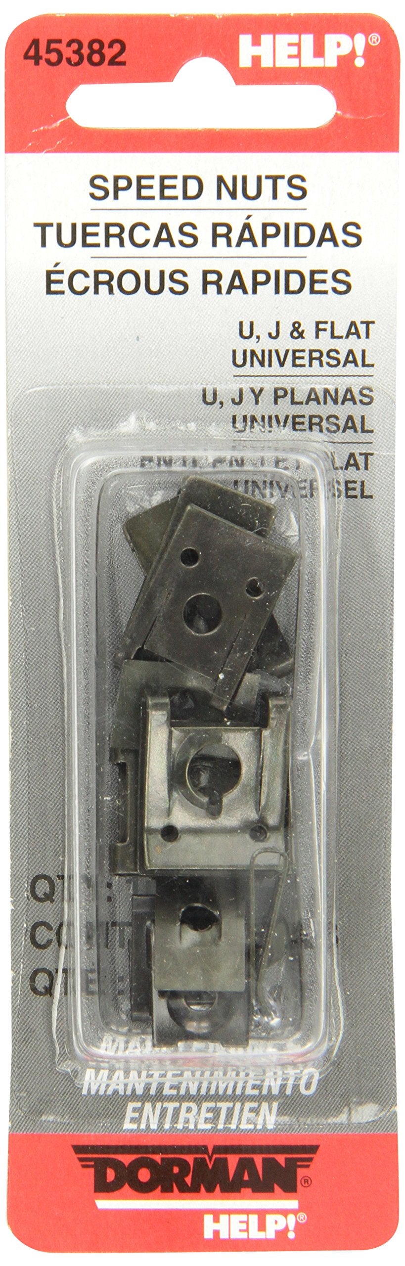 DORMAN 45382 Dorman Help! 45382 U And J Speed Nut Asst
