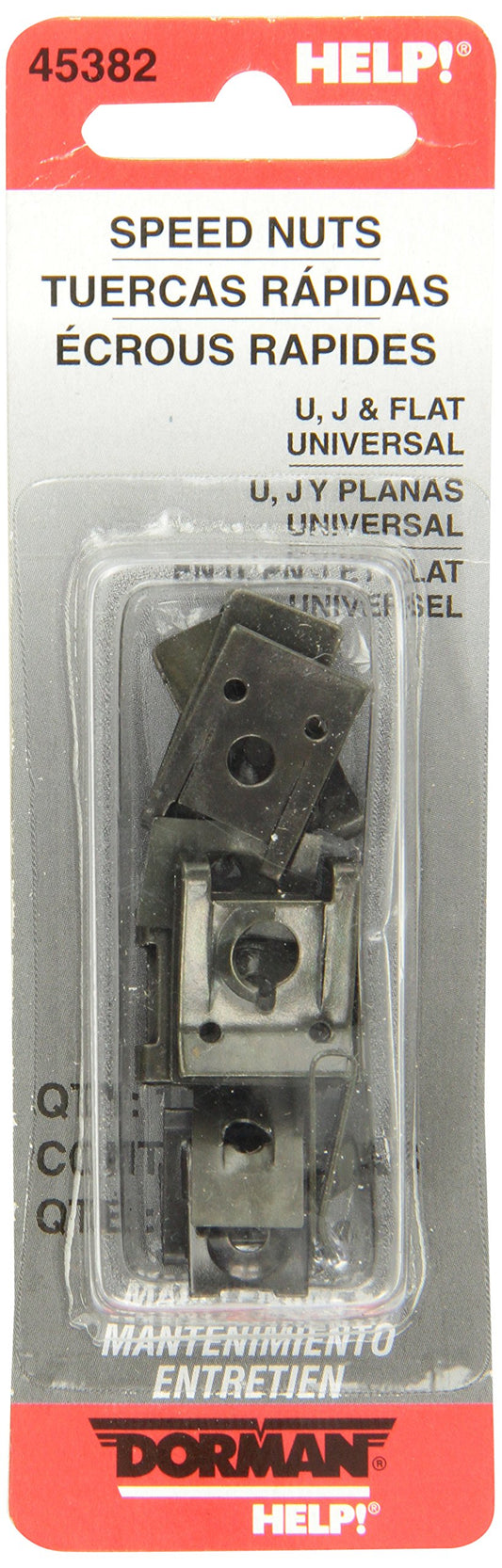 DORMAN 45382 Dorman Help! 45382 U And J Speed Nut Asst