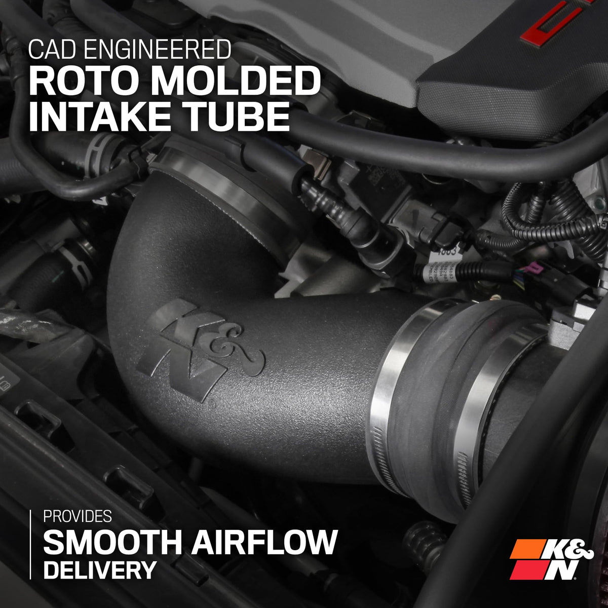 K&N 30-3092 Cold Air Intake System: Dry-Flow Air Filter