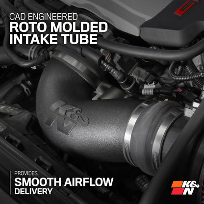 K&N 30-3092 Cold Air Intake System: Dry-Flow Air Filter