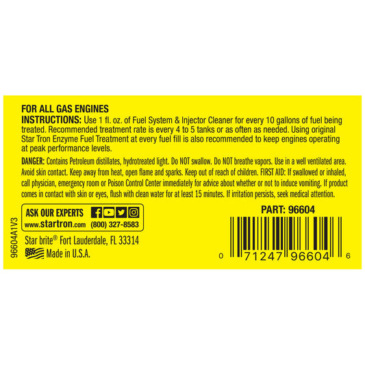 STAR BRITE 096604 STAR BRITE 096604 Star Tron Fuel System and Injector Cleaner - 4 oz.
