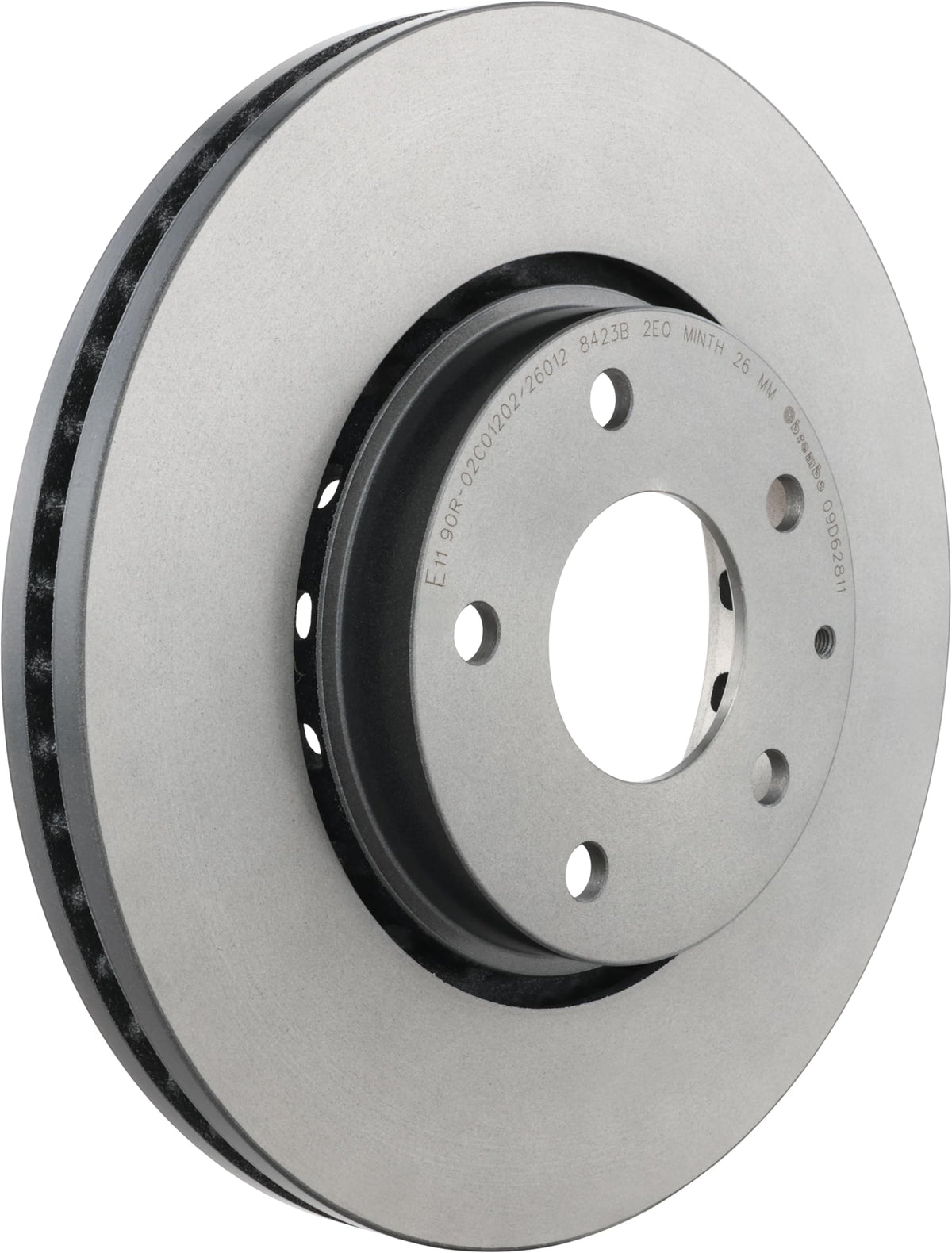 BREMBO 09D62811C02 Brembo 09.D628.11 UV Coated vented Front Brake Rotor MAZDA OE# KD4533251