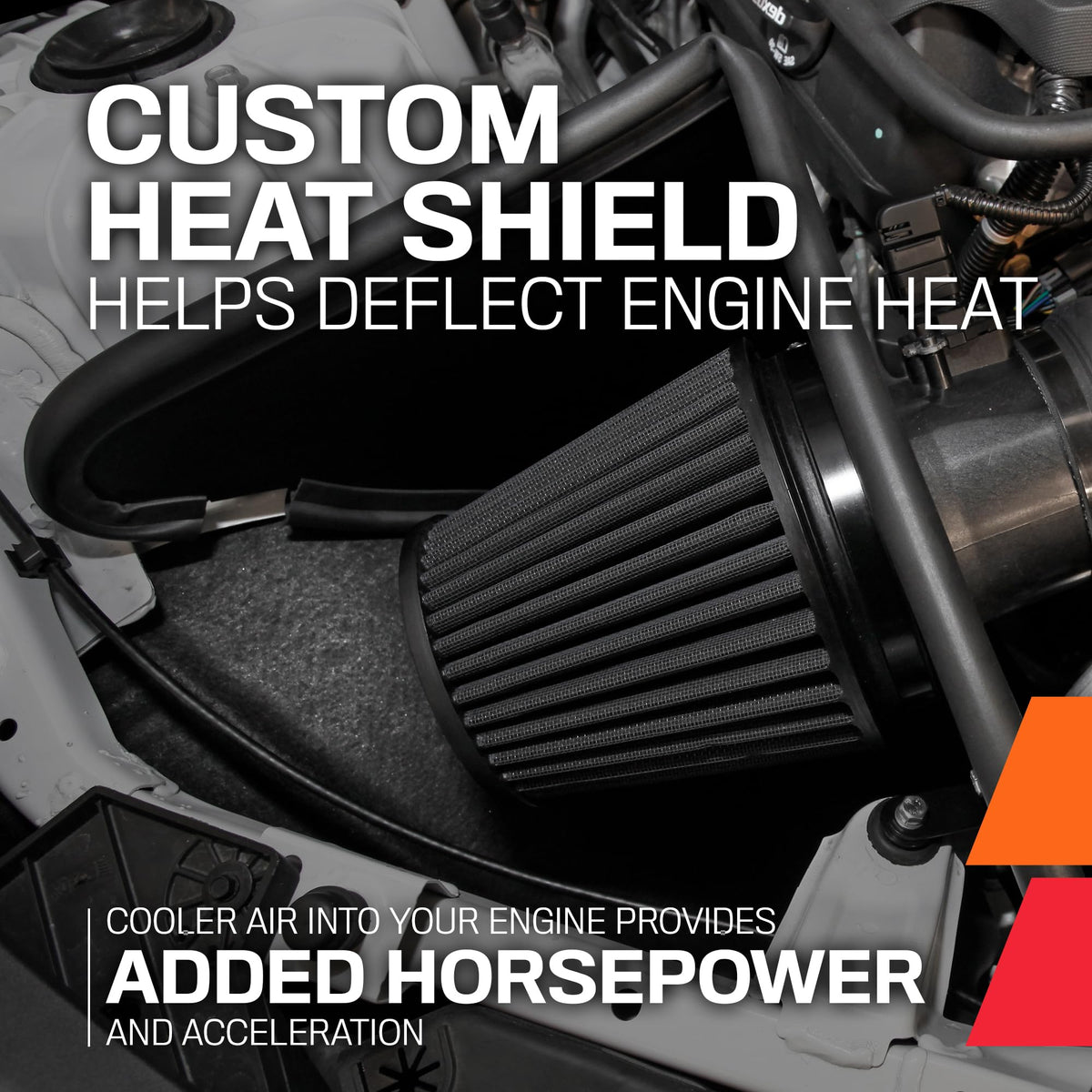 K&N FILTER 30-2591 K&N Cold Air Intake System: Dry-Flow Air Filter, Increase Performance & Towing: Compatible with 2015-2020 Ford: F150, 30-2591