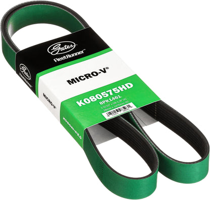 Gates K080575HD FleetRunner Micro-V Serpentine Drive Belt