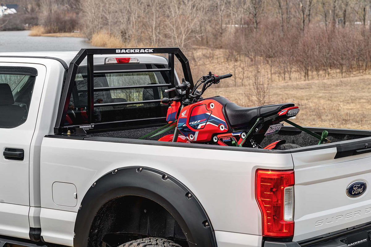 BACKRACK SRX702 RealTruck BACKRACK SRX Rack Shortened Non-Lighted Frame | Black, No Drill | SRX702 | Fits 1999-2025 Ford F-250/F-350/F-450