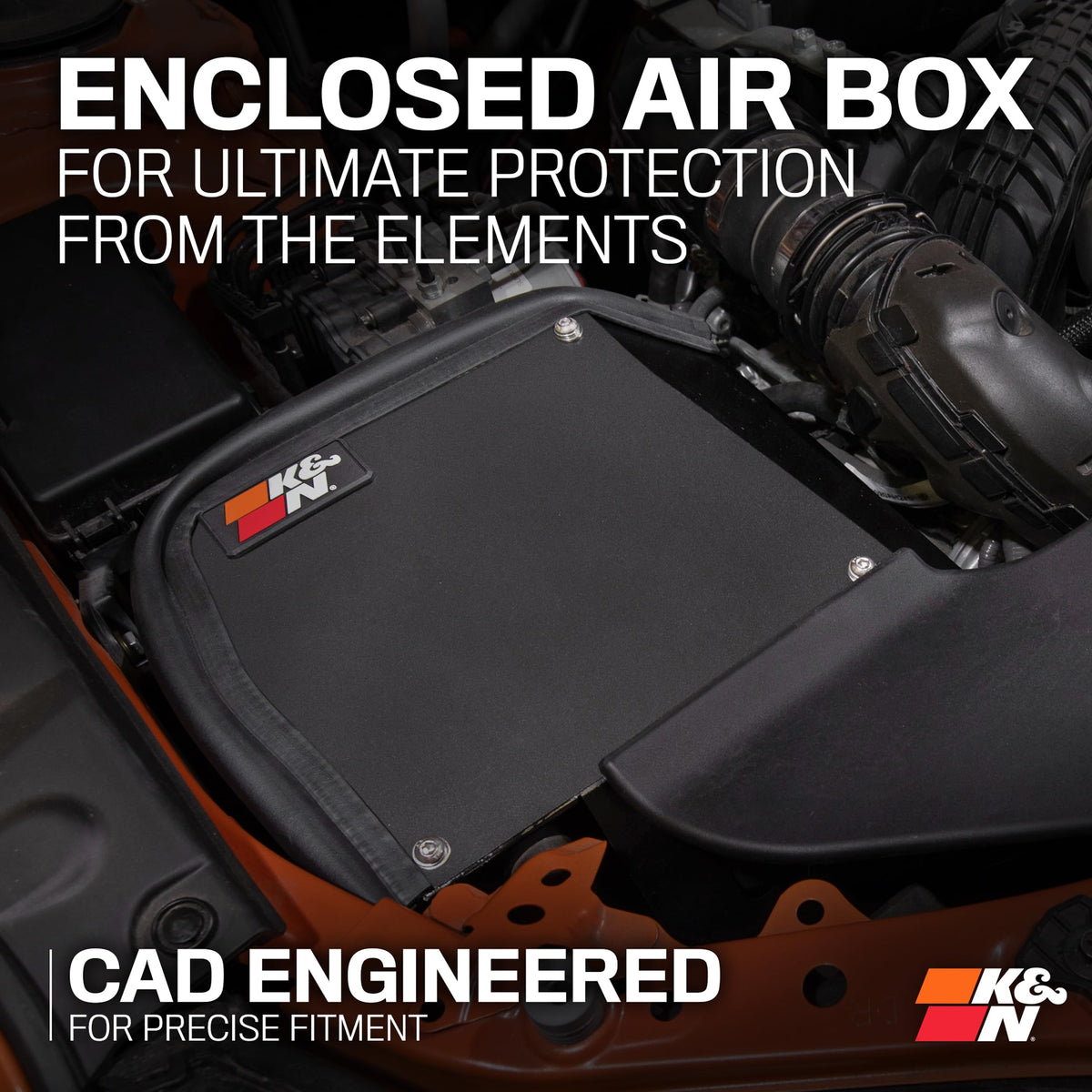 K&N FILTER 69-8012TC K&N Cold Air Intake System: High-Flow Air-Filter, Increase Performance & Horsepower: Compatible with 2022-2023 SUBARU WRX, 69-8012TC