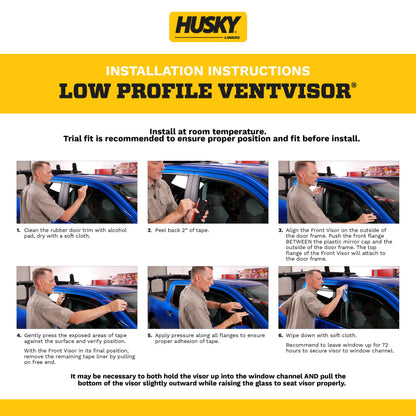 Husky Liners 2854088 Low Profile Ventvisor Rain Guards