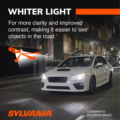 SYLVANIA H1SU.BP2 SYLVANIA H1 SilverStar Ultra Halogen Headlight Bulb, 2 Bulbs