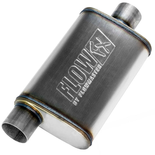 FLOWMASTER 71229 Flowmaster Flow FX Chambered Muffler – 3.00" Offset In / 3.00" Center Out