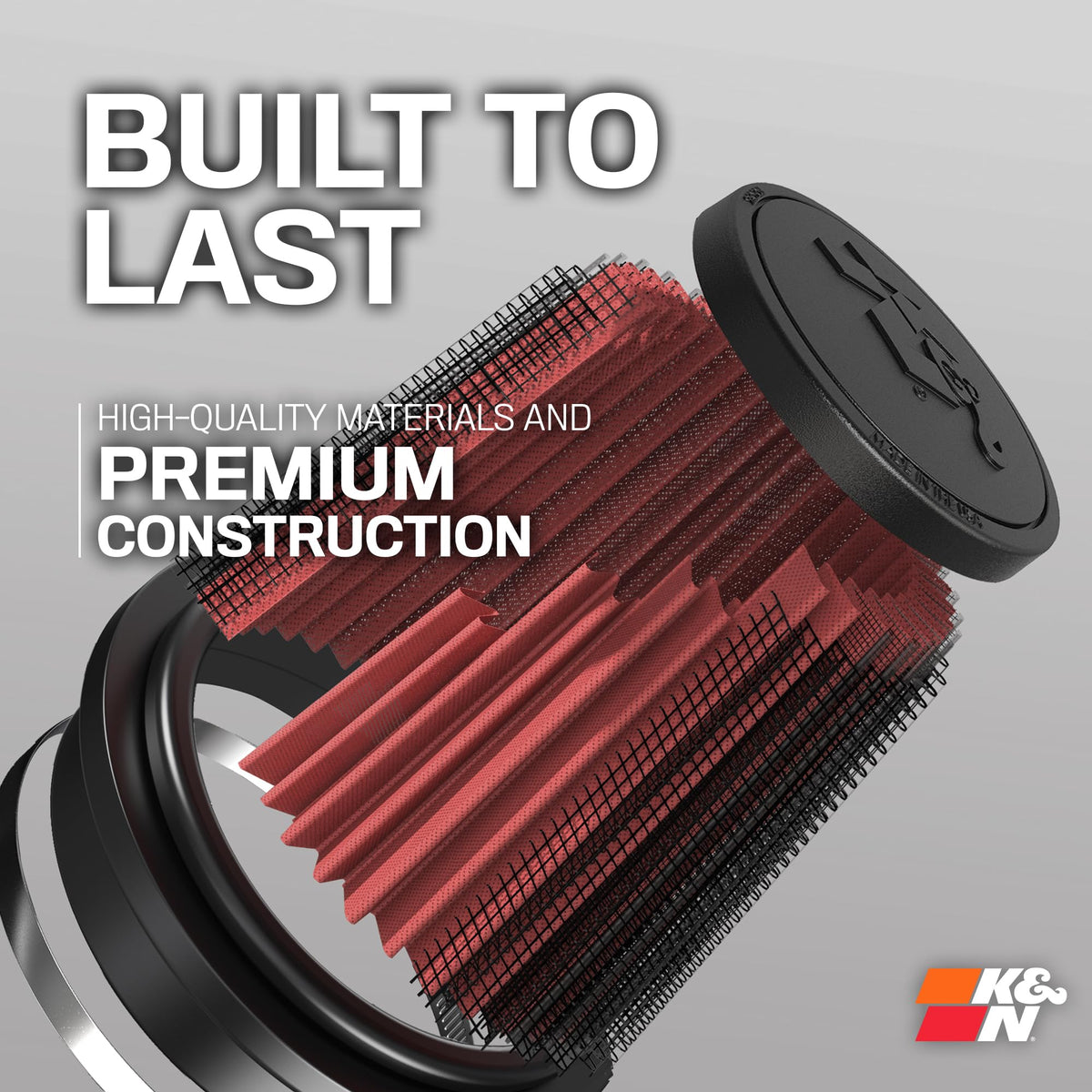 K&N FILTER RU-3220 K&N High-Flow Original Lifetime Universal Clamp-On Air Filter: High Performance, Premium, Washable: Flange Diameter: 5 In, Filter Height: 10 In, Flange Length: 1 In, Shape: Round, RU-3220