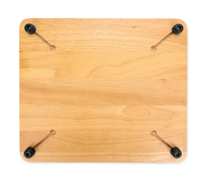 CAMCO 43431 Camco Camper/RV Sink Cover - Features Adjustable Legs w/Non-Slip Feet & Solid Oak Hardwood Top w/Non-Toxic Gloss Finish -Top Measures 13” x 15” - Great for RVs, Campers, Boats & More (43431)
