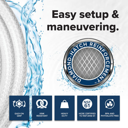 CAMCO 22793 Camco TastePURE 50-Foot RV Drinking Water Hose - Made in the USA